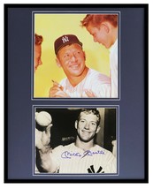 Mickey Mantle Facsimile Signed Framed 16x20 New York Yankees Photo Set - £59.22 GBP