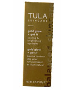 TULA Skincare Gold Glow + Get It Cooling and Brightening Eye Balm 0.35oz... - $32.91 CAD