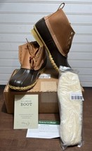 New in box Mens Original LL Bean Classic 6” Bean Boots Size 12M - £79.89 GBP
