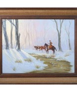 Noeline Harris (1923-2011) Austin Texas Hill Country Landscape Cowboy wi... - $321.75