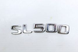 2003 MERCEDES-BENZ SL500 EMBLEM BADGE LETTERING Q0465 image 10
