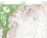 Tippipah Spring Quadrangle Nevada 1952 Map Vintage USGS 15 Minute Topogr... - $16.89