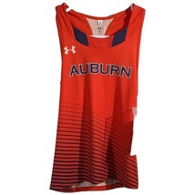 Auburn Tigers Womens Track Singlet Orange Small Fitted Running Tank Under Armour - £23.04 GBP