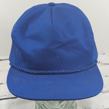San Sun Vintage Blue Rope Front Hat Adjustable Ball Cap - £15.81 GBP