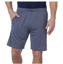 NEW Reebok Men’s Speedwick Active Athletic Shorts Gray/Navy Size Medium - £7.50 GBP