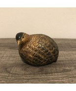 Vintage Brown Quail Bird Partridge Japan 3.5” Figure Ceramic Hollow Glaz... - £10.45 GBP
