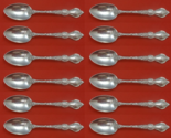 Du Barry by International Sterling Silver Teaspoon Set 12 pieces 6&quot; - £650.48 GBP