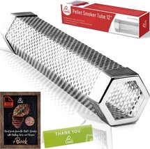 Premium Pellet Smoker Tube 12 Inches - 5 Hours Of Billowing Smoke - Hot ... - $630.20 MXN