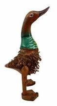 Balinese Wood Handicrafts &quot;Bebek Akar&quot; Duck Albesia Root Art Figurine 10&quot;H - £23.16 GBP