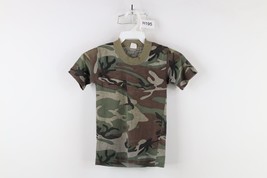 Vintage 60s 70s Streetwear Toddler Size 2T Distressed Camouflage T-Shirt USA - £29.56 GBP