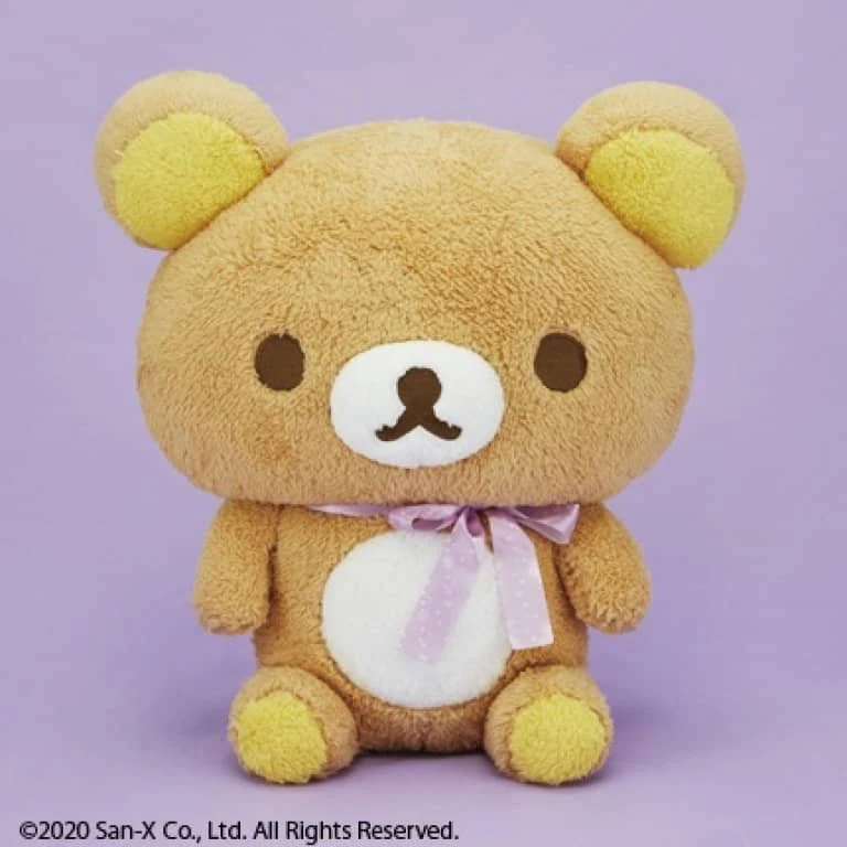 Japan San-x Rilakkuma Pajamas Party Sitting Ribbon XL Plush 42cm Valenti... - $50.40