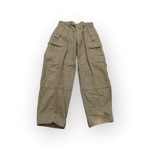 Alois Heiss KG Pants 32x30 German Military Army Wool Cargo Trouser 1960s - $44.54