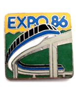 Expo 86 Vancouver Pin 1986 SkyTrain Lapel Badge World Exposition Canada ... - €14,45 EUR