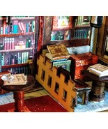 Dolls house DIY  1920s Detective Library.  Antique project. - $563.13 MXN