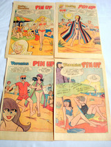 Four 1970 Betty and Veronica Bikini Pin-Up Pages from Archie Comics - £7.95 GBP