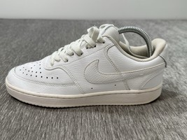 Nike Court Vision Shoes Womens 8 White CD5434-100 Casual Sneakers Low La... - $22.76