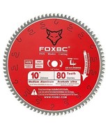 FOXBC 10-Inch Saw Blade 80-Tooth TCG for Aluminum and Non-Ferrous Metal &amp; - €42,24 EUR