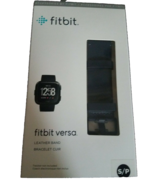 Fitbit Versa S/P L/G Leather Leather Band -Brand New-SHIPS N 24 HOURS - $57.21 CAD