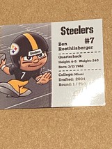 NFL Teenymates Series 9 Pocket Profile Steelers Ben Roethlisberger *NEW* m1 - $5.99