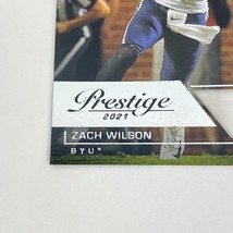 Zach Wilson 2021 Panini Chronicles Draft Picks Prestige Rookie Card 82 Football - £1.52 GBP