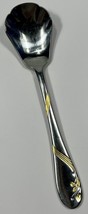 Estia Sugar Spoon -  Stainless Steel with Gold Accent - 6.25&quot; Long Made ... - £7.82 GBP