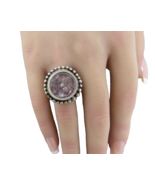 Merle House Signed MH Ring Navajo Sterling Silver 17g Size 8 Rain Drops ... - $128.69