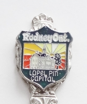 Collector Souvenir Spoon Canada Ontario West Elgin Rodney Lapel Pin Capital - £7.82 GBP