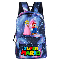 WM Super Mario Backpack Daypack Schoolbag Bookbag Starry Sky Daisy - £18.80 GBP