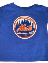 NY Mets Baby T Shirt 12 Months Blue MLB Baseball Short Sleeve Infant image 4