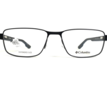 Columbia Eyeglasses Frames C3027 002 Black Rectangular Full Wire Rim 58-... - $70.06