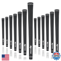 Karma Velour Black Midsize (+1/32") Golf Grips (13 Pack) - $38.75
