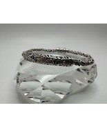 Vintage DEVATA Sterling Silver 18k ID Bracelet 7” X 8mm - €169,07 EUR