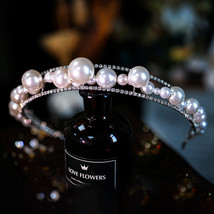  Hair Crown Headbands For Women Headband Vintage Accessories Tiara Wedding Acces - £19.61 GBP