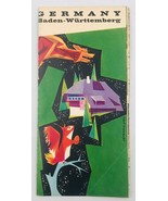 1937 VTG Green Germany Bavaria Baden-Wurttemberg Map &amp; Brochure Hans Sch... - $12.19