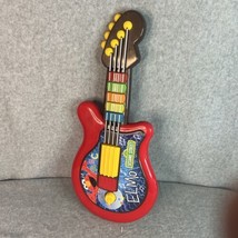 Hasbro Sesame Street Elmo Let&#39;s Rock Guitar Musical Toy 2010 Tested Works - £14.94 GBP