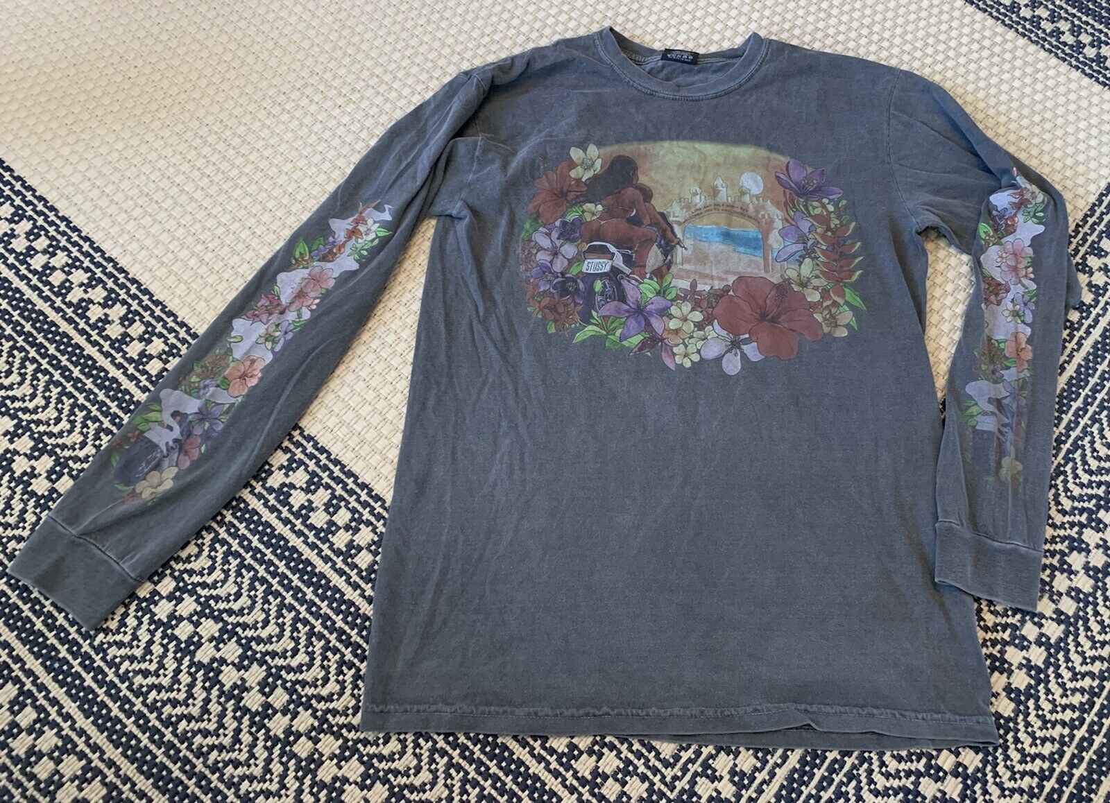 mens stussy long sleeve
