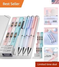 3PCS Pastel Mechanical Pencil Set, 0.9 Mechanical Pencil with 6 Tubes HB... - $11.63