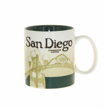 Starbucks San Diego California Cup Coffee Mug Collector Icon Series 16oz Balboa - £48.40 GBP