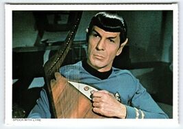 1977 Star Trek Spock with Lyre Chrome Postcard Paramount Pictures - $5.66