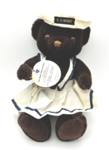 Vintage Jointed Bear Nisbet 1980&#39;s LE 708/1000 T NOS EUC Sailor Girl Pure Alpaca - £25.57 GBP
