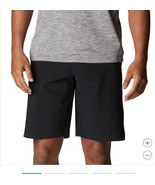 Columbia Mens Shorts Black Chino Pockets Tech Stretch UPF 50+ Golf Light... - $44.99