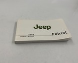 2008 Jeep Patriot Owners Manual Handbook OEM J03B02012 - £21.38 GBP