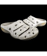 Keen Yogui Arts Clogs Women Sz 5 White Grey Yellow Hawaii Flowers Sandal... - $49.67