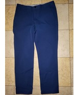 Bonobos Men&#39;s Stretch Washed Chino 2.0 Pants Slim Fit Blue 34x29 NWOT Re... - $42.26 CAD