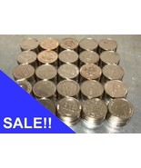 SALE!!!  250 MIXED SILVER PACHISLO SLOT MACHINE TOKENS - TUMBLE CLEANED - $31.99