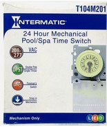 Intermatic T104M201 24-Hour Mechanical Timer with Heat Protection DPST, ... - £72.39 GBP