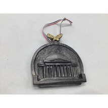 Ricker Jefferson Memorial Pewter Ornament 2018 signed # 9/250 History Va... - $18.70
