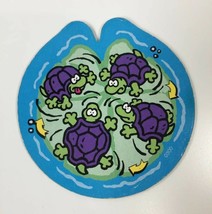 Fisher Price Turtle Picnic Matching Game Replacement Lily Pad Turtles Ca... - $5.98