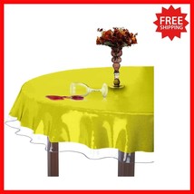 Luxurious 0.3mm Thick Clear Plastic Table Cover - Non-Yellowing and Wrin... - $44.54