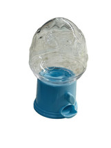 Plastic Blue Easter Egg Gumball Candy Machine Dispenser 6 Inches Tall - £11.58 GBP
